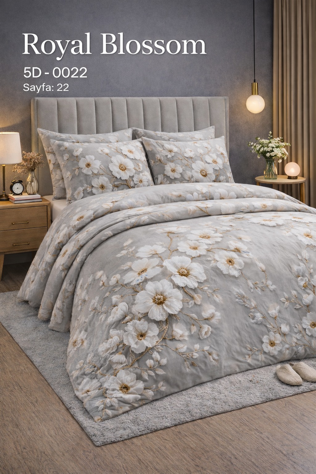 5D Çiçekli zarafet Takımı